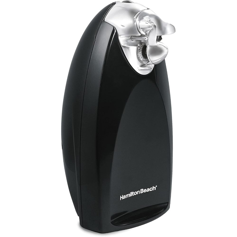 Electric Can Opener - Klassieke chromen elektrische blikopener met automatische
