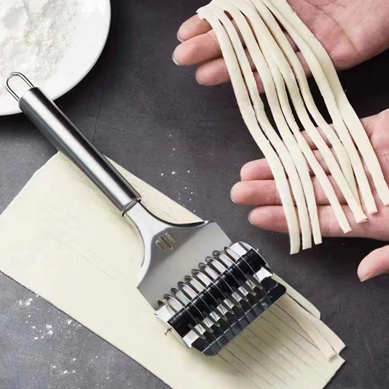 Kitchen Gadgets Pasta - Handmatige pastamaker van roestvrij staal, noedel-