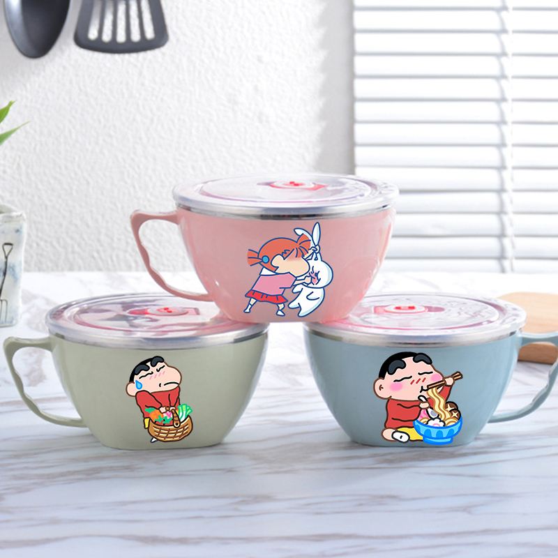 Kitchen Gadgets New - Crayon Shin-chan Noodle Bowl Roestvrijstalen kom