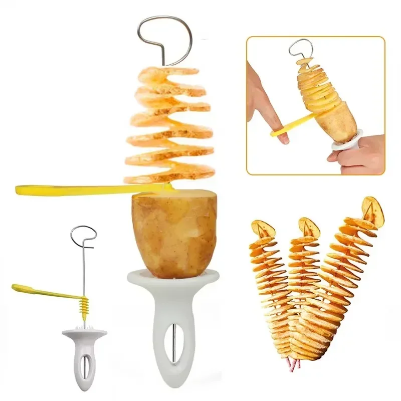Kitchen Gadget Amazon - Keuken Wervelwind Aardappel Spiraalsnijder Aardappeltoren Making