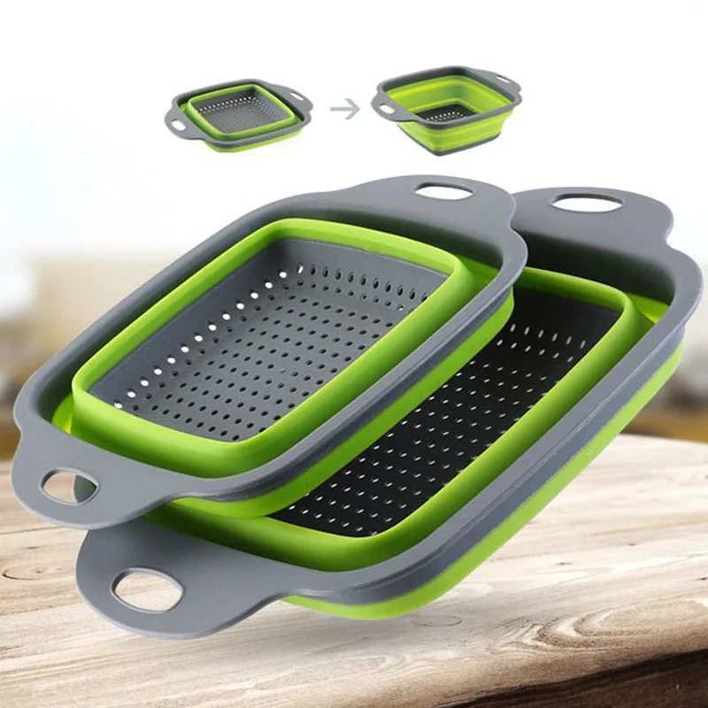 Kitchen Gadget Amazon - NIEUWE Opvouwbare Groente Wasmand Groente Fruit