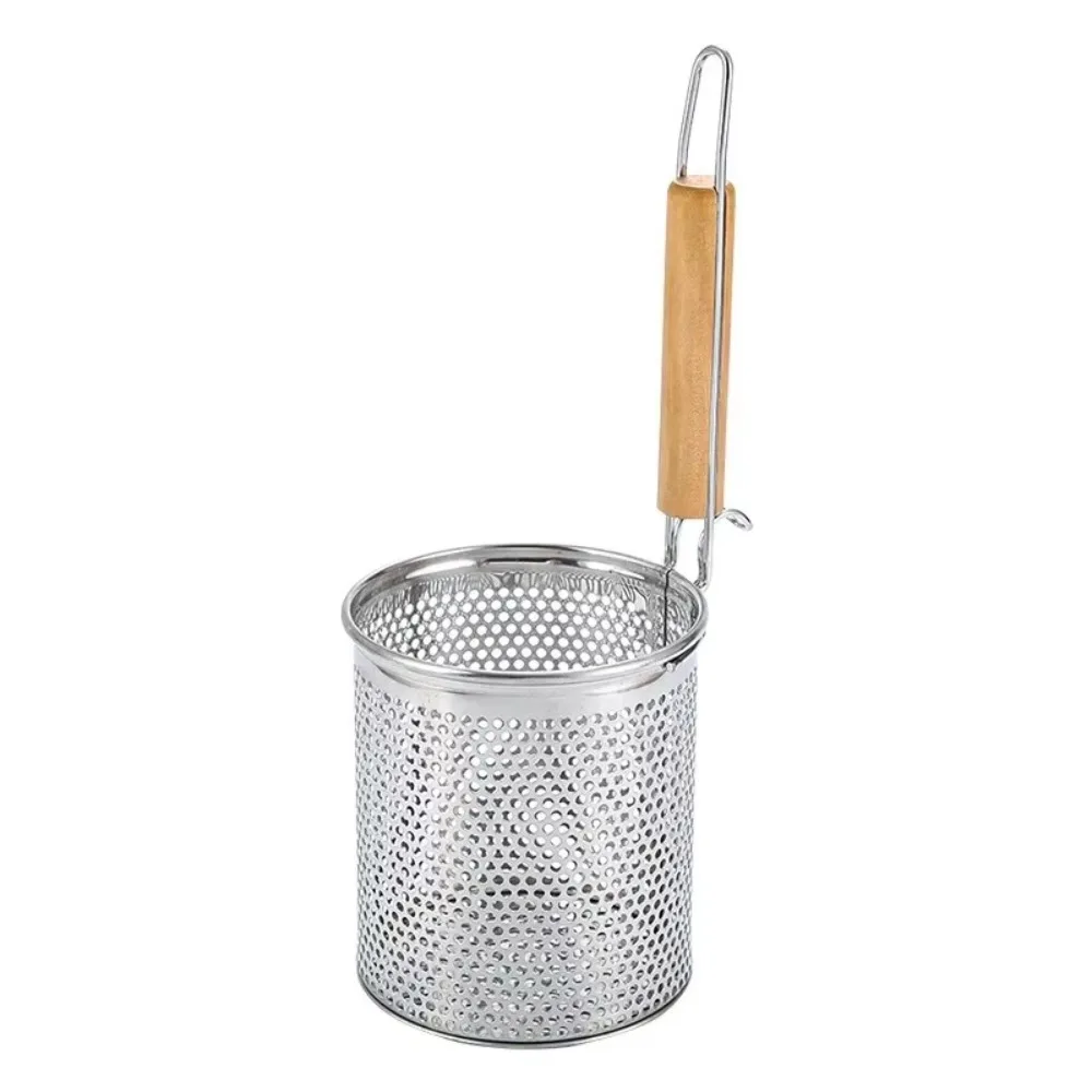 Kitchen Gadgets Pasta - Verdikte roestvrijstalen trechter met houten handvat,