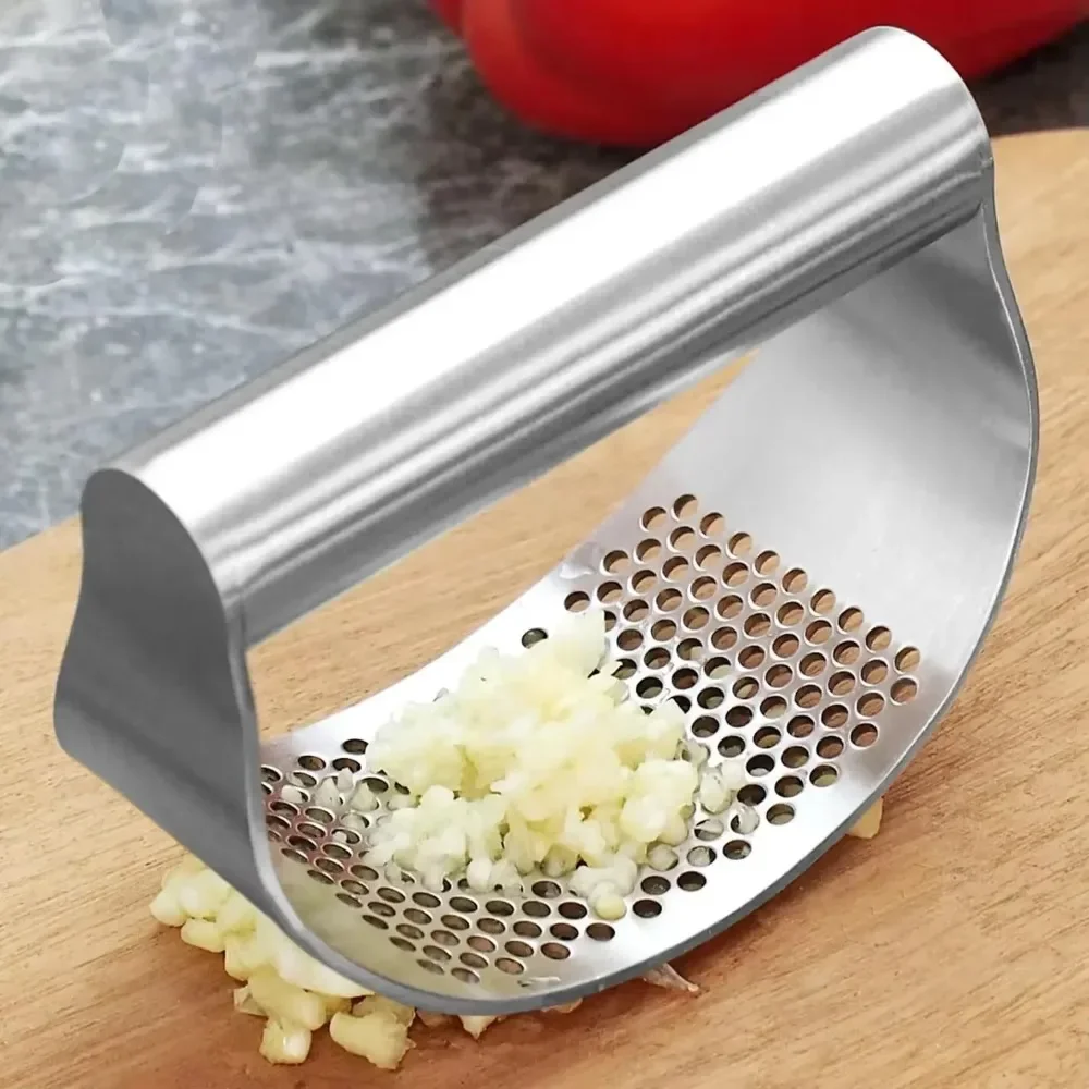 Kitchen Gadget Amazon - Roestvrijstalen Knoflookpers Squeezer Handmatige Vleesmolen Hakken