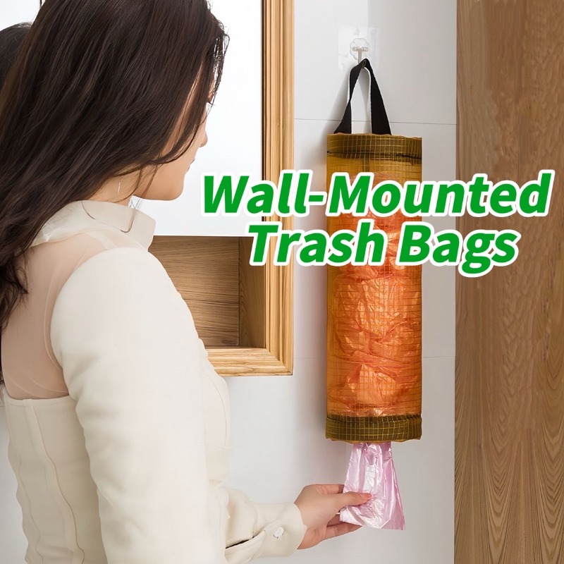 Kitchen Gadgets Holder - Huisvuilniszakhouder Wandmontage Plastic zakhouder Dispenser Hangende