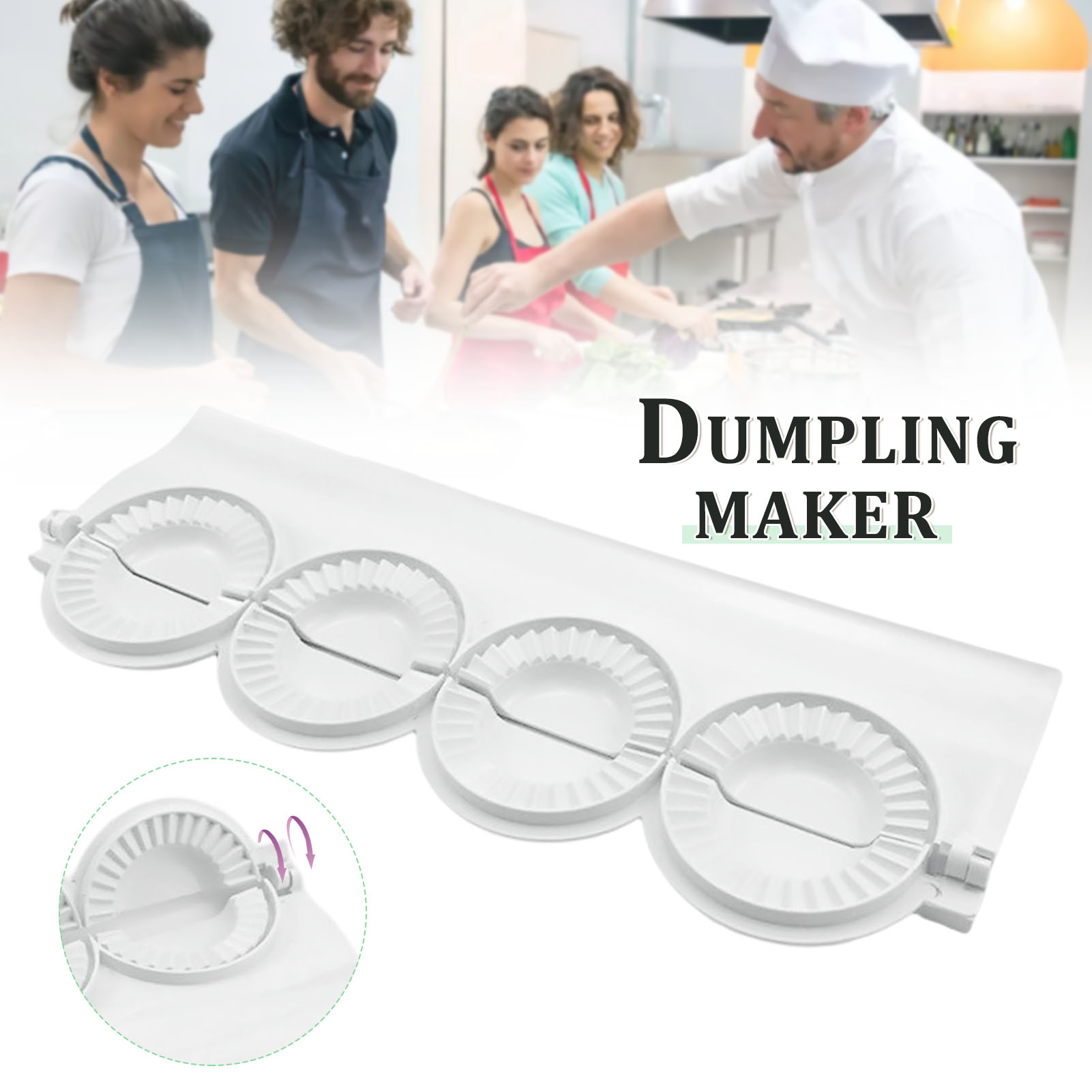 Kitchen Handy Gadgets - Grote Diy Knoedel Schimmel Deeg Druk