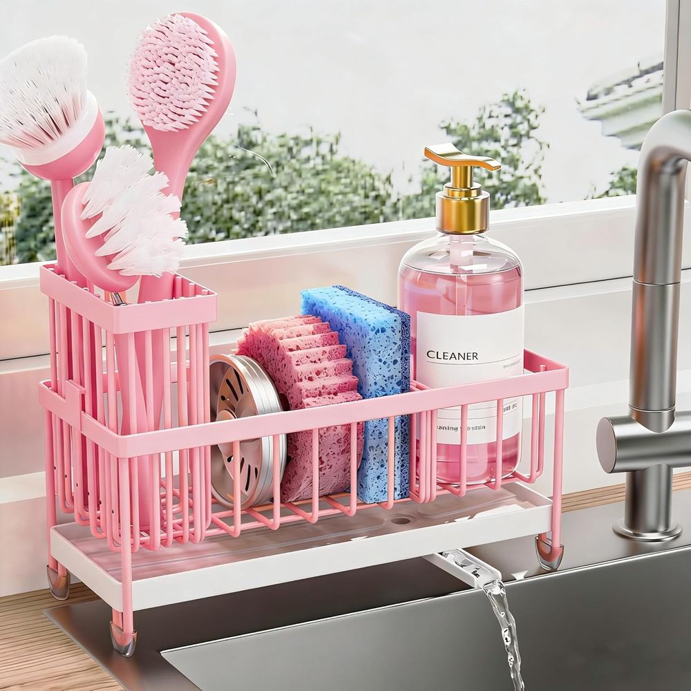 Kitchen Gadgets Organizer - Sponshouder of gootsteenorganizer, gootsteenopberger met hoge