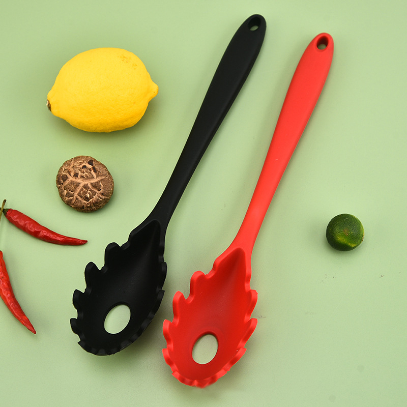 Kitchen Gadgets Pasta - 28Cm Lange Steel Spaghetti Lepel Siliconen