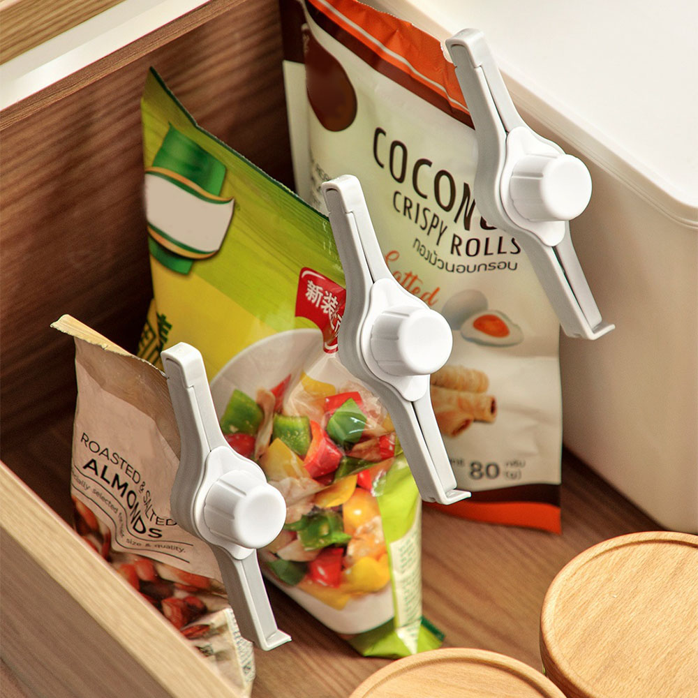 Kitchen Gadgets New - Voedselzak afdichtingsclips met schenktuiten Draagbare lichtgewicht