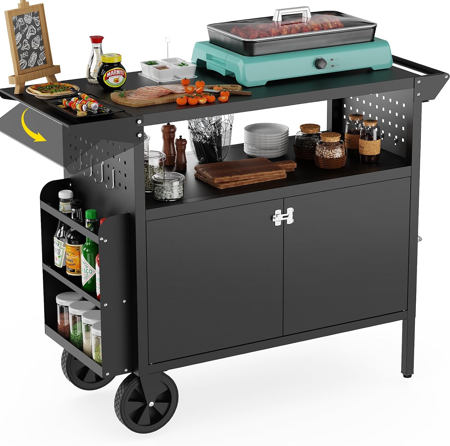Buitenkeuken op wielen met opb - Kitchen Gadgets Organizer recensie en prijs