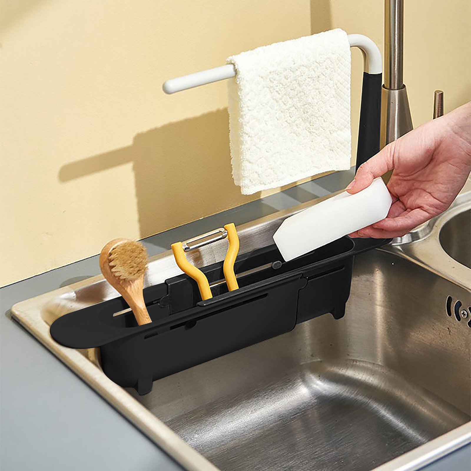 Elescopische Gootsteen Plank A - Kitchen Gadgets Holder recensie en prijs