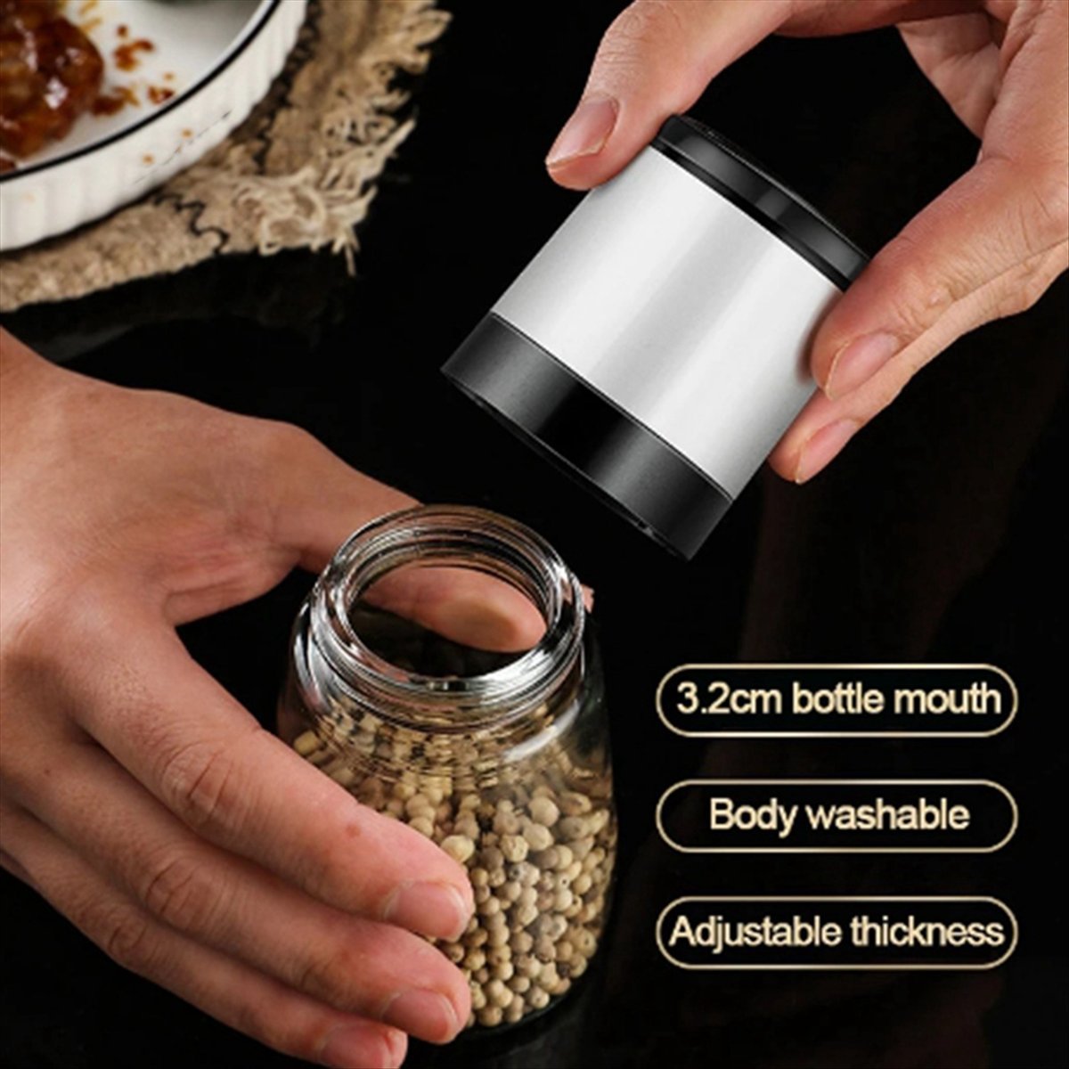 Handmatige zout- en pepermolen - Kitchen Gadgets Kitchen recensie en prijs