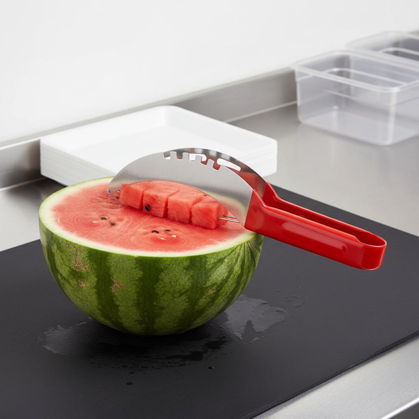 Watermeloenblokjes-snijder Voe - Kitchen Gadgets Kitchen recensie en prijs