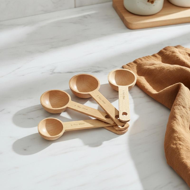 Houten maatschepje 7,5-45ML, d - Kitchen Gadgets Gift recensie en prijs