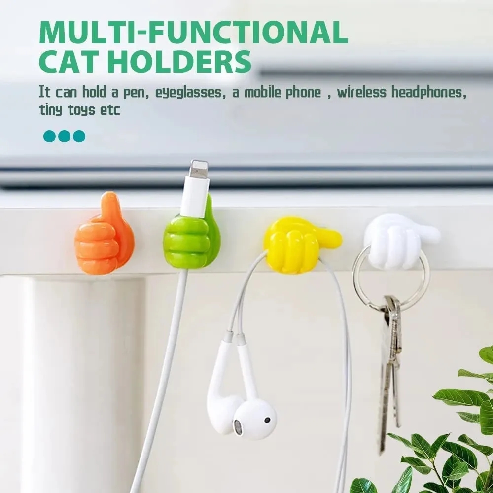 Siliconen Duim Muurhaak Kabelb - Kitchen Gadgets Holder recensie en prijs