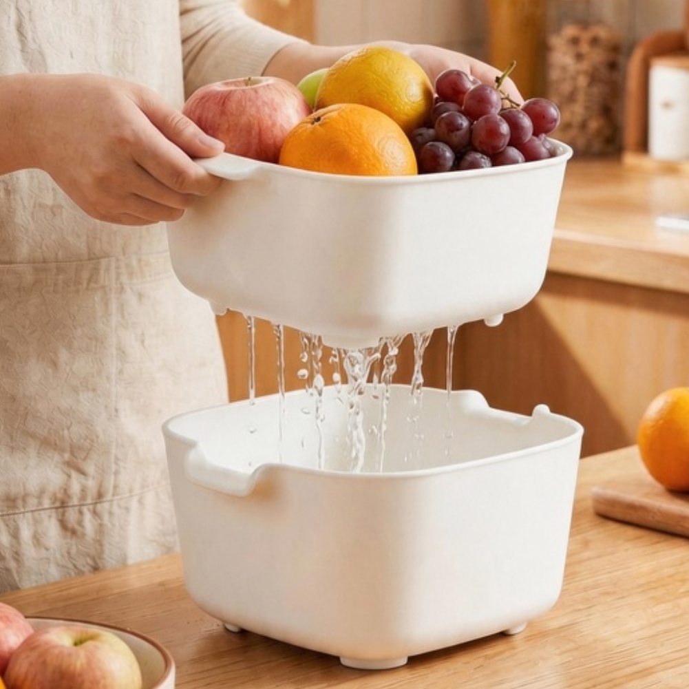 FoodGrade Afvoermand met twee  - Kitchen Gadgets Organizer recensie en prijs