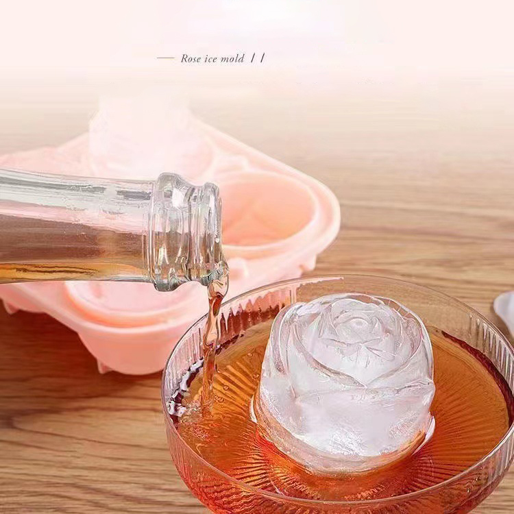 3D Rose Ice Mallen 4 Gaten Ijs - Kitchen Handy Gadgets recensie en prijs