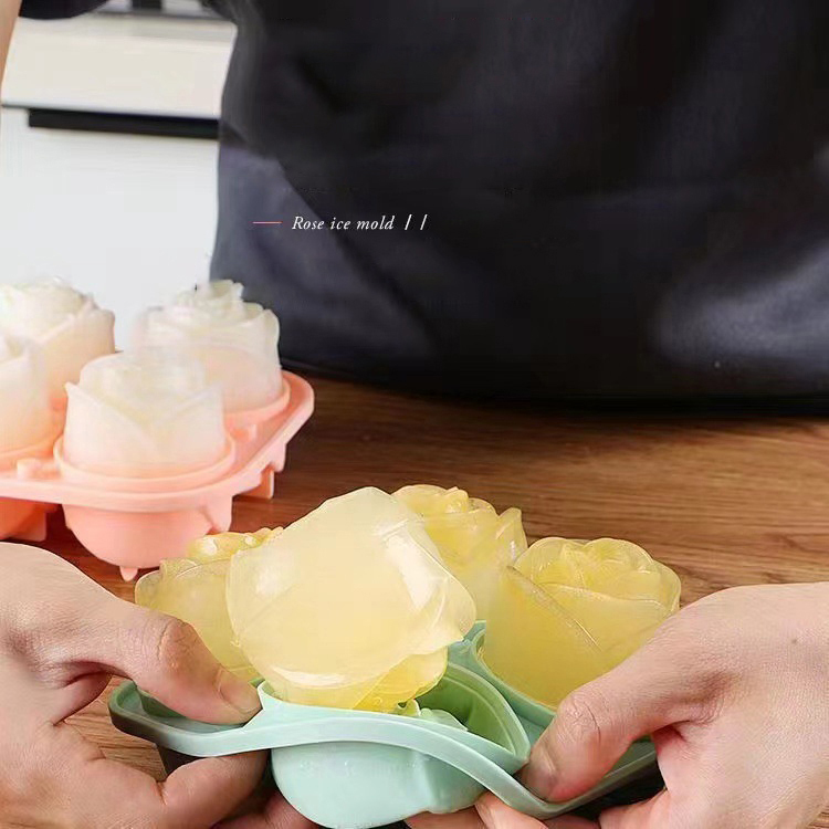 3D Rose Ice Mallen 4 Gaten Ijs - Kitchen Handy Gadgets recensie en prijs