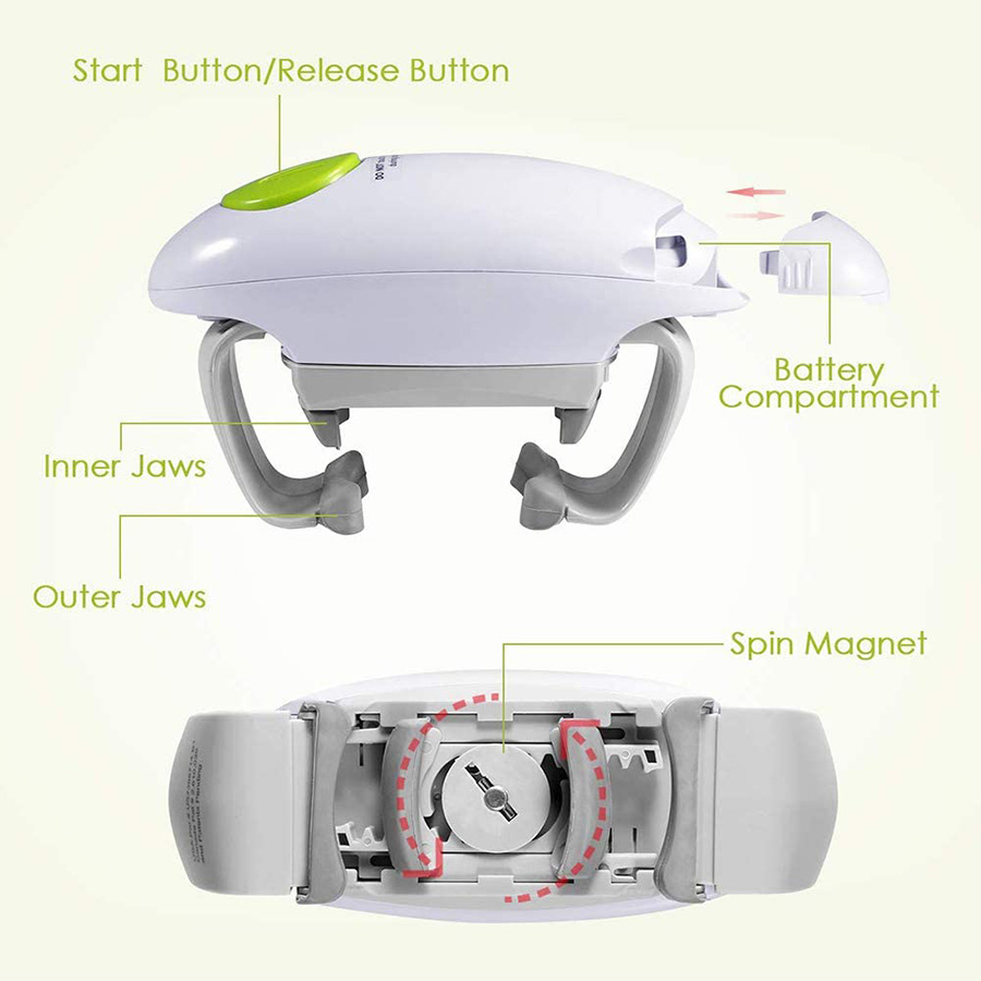 Elektrische Blikopeners Automa - Electric Can Opener recensie en prijs