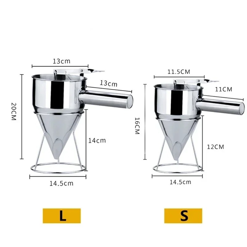 600/1200ML RVS vloeistof trech - Kitchen Handy Gadgets recensie en prijs