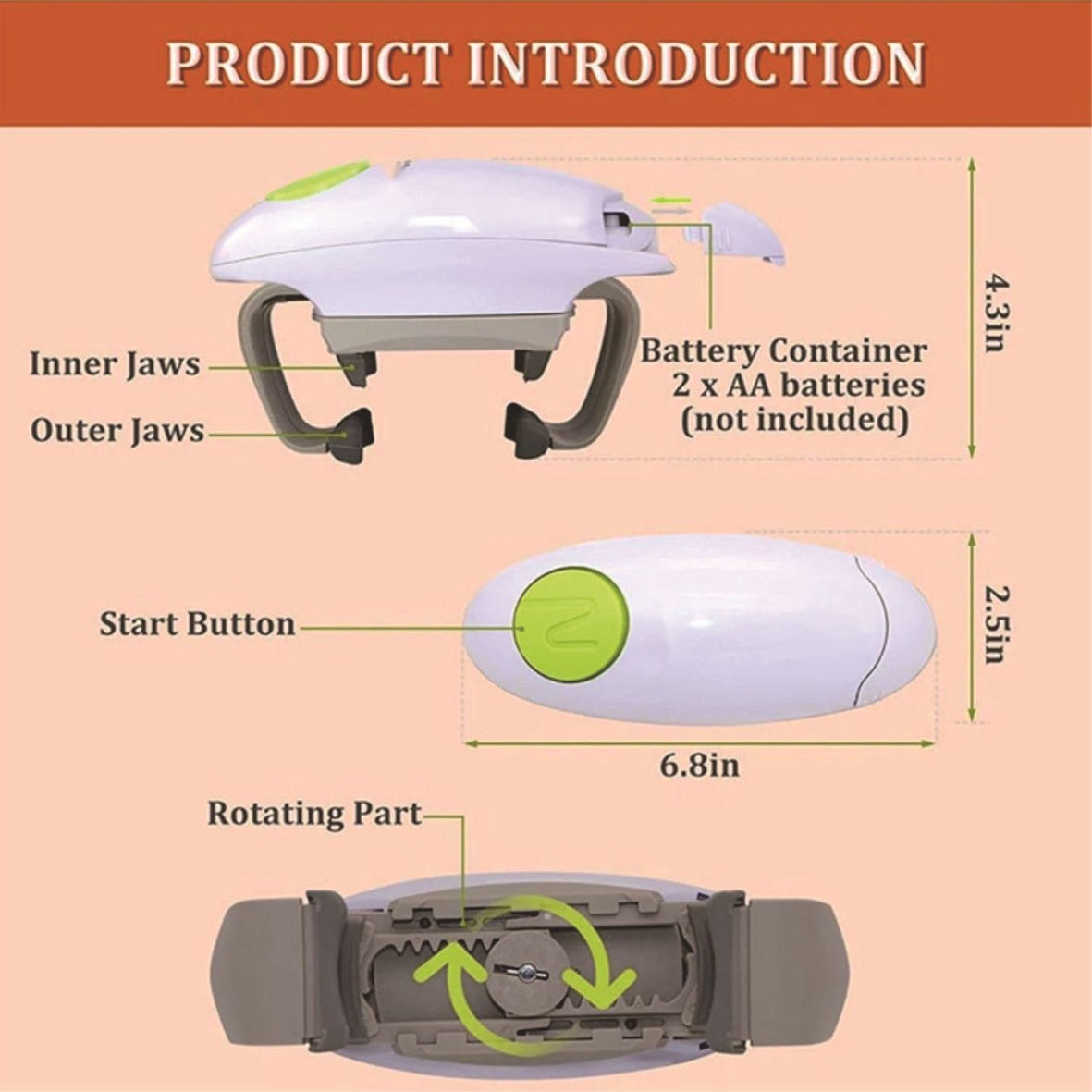 Elektrische blikopener met één - Electric Can Opener recensie en prijs