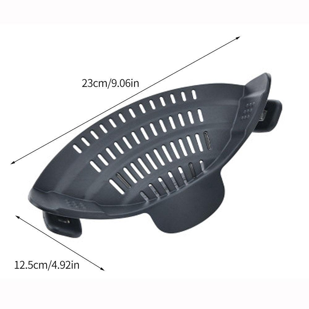 Silicone keukenzeef, clip-on v - Kitchen Gadgets Pasta recensie en prijs